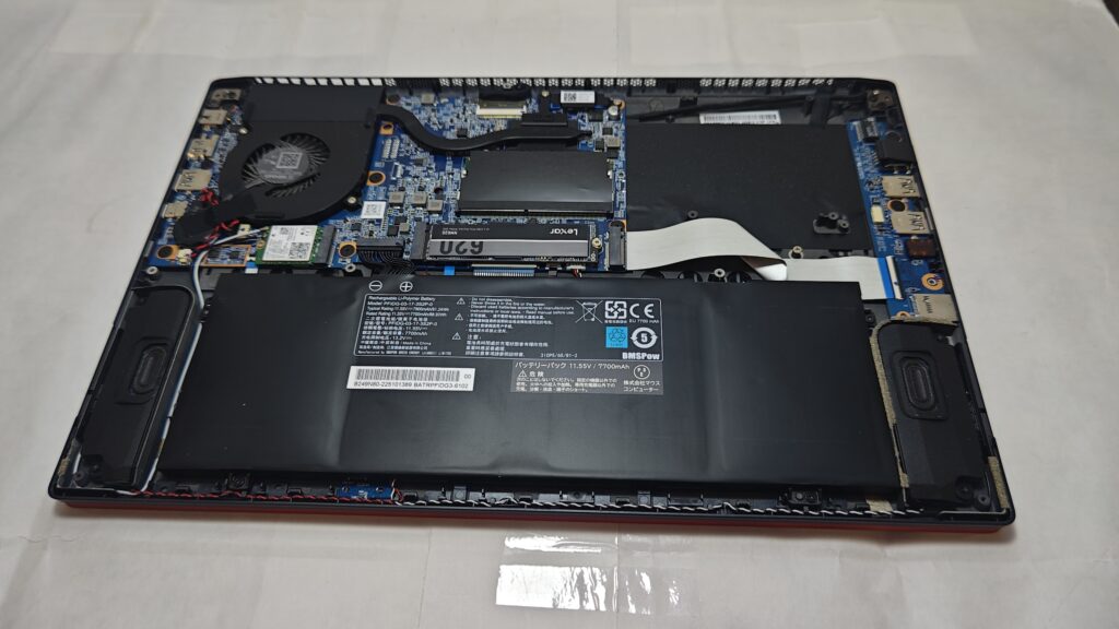 バッテリー不良のパソコン修理【mouse X5】パソコン修理の持ち込みはPC堂へ！