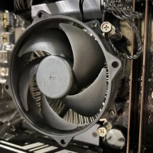 デスクトップPCのCPUファン清掃後の状態