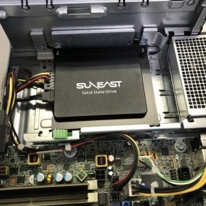 HP Compaq Elite 8300 デスクトップパソコンのメモリ増設・SSD換装の 