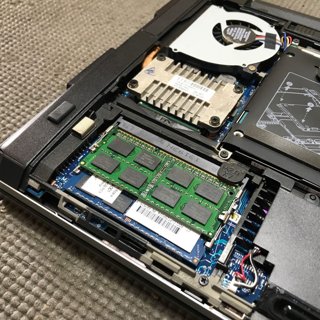HP・Elitebook 2570p メモリ不良により突然起動しなくなったノートパソコンの修理事例（知立市）