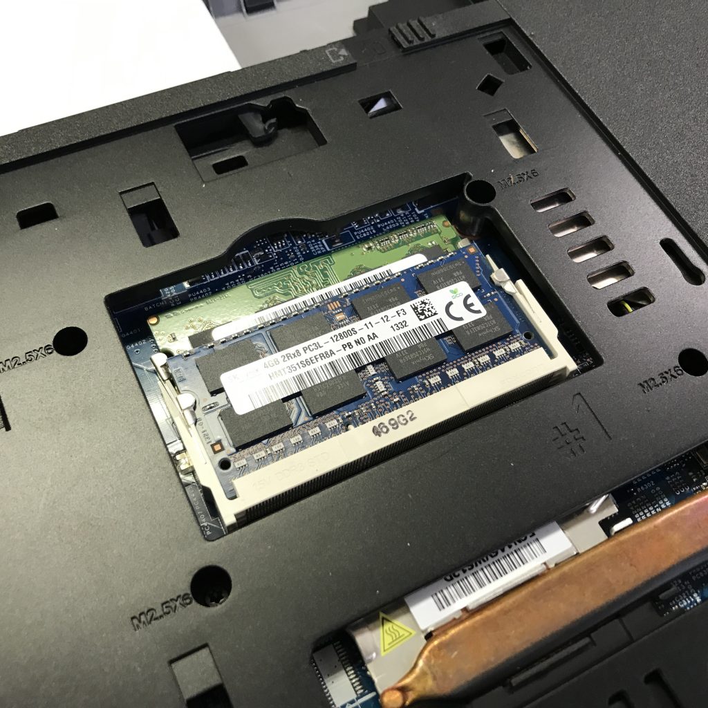 HP・ProBook 470 G1 ノートパソコンのメモリ不足によるメモリの増設事例（安城市）