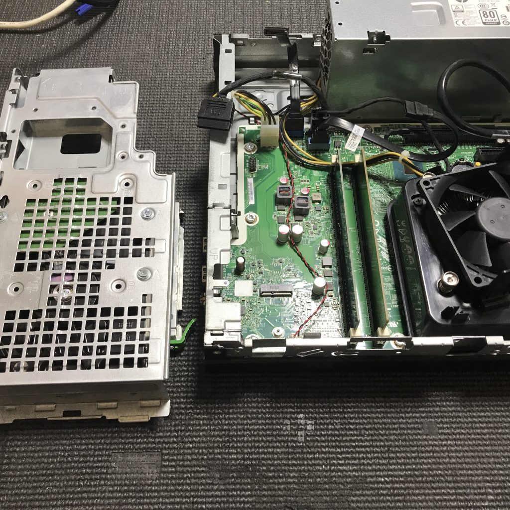 HP・ProDesk 400 SFF パソコンクリーンパック＋SSD換装  豊田市のお客様の修理事例
