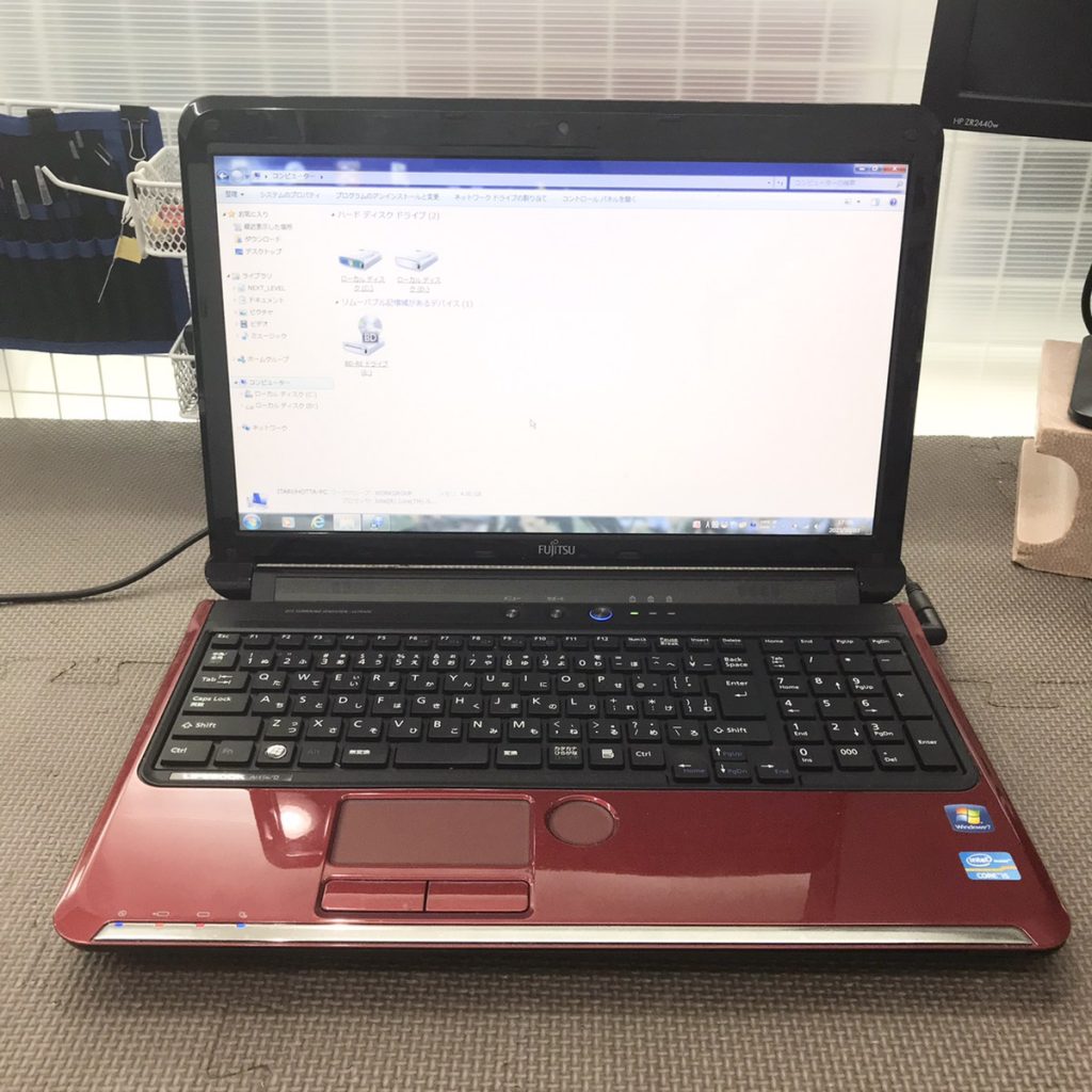 パソコン修理の持ち込みはPC堂へ！光学ドライブが使えないノートPCの修理【FUJITSU・LIFEBOOK】