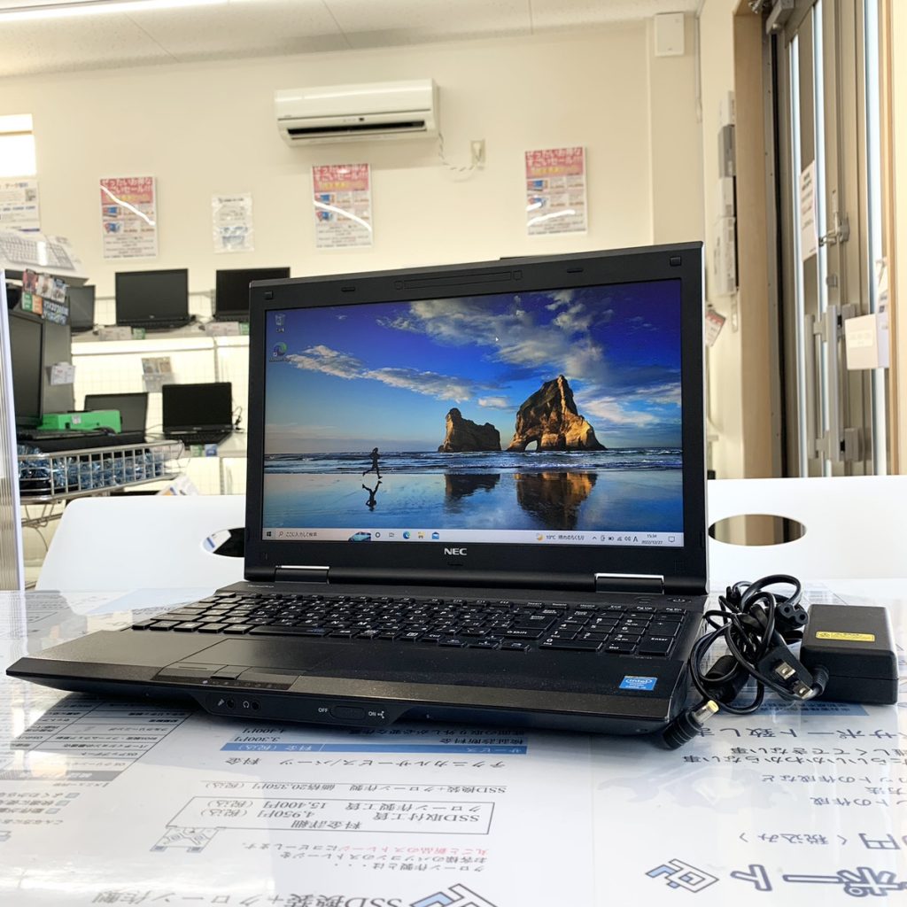 NEC VersaPro VK26MX-Hのオススメノートパソコン情報【PC堂 大樹寺店】