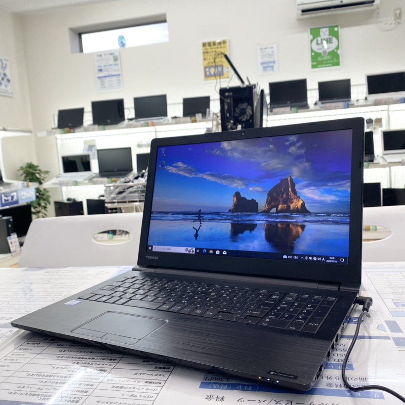 TOSHIBA dynabook B65/J のオススメノートパソコン情報【PC堂 大樹寺店】　