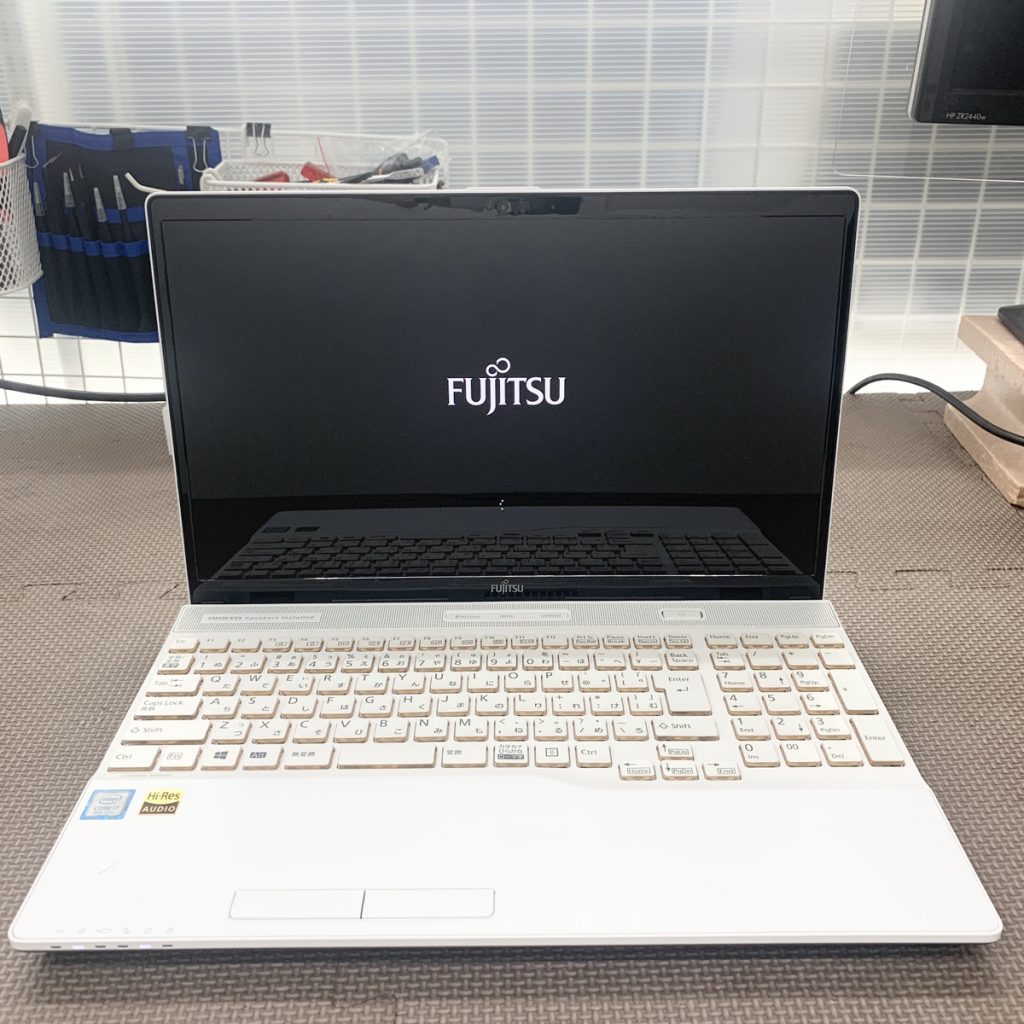 【愛知県豊田市】急にOSが起動しなくなったパソコンの修理【FUJITSU LIFEBOOK AH53/D1】