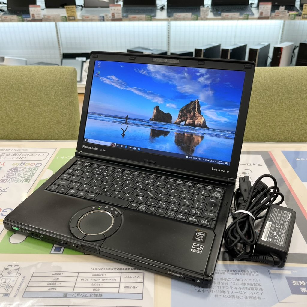 Panasonic Let’s note CF-SX4のオススメノートパソコン情報【PC堂 ウイングタウン岡崎店】　