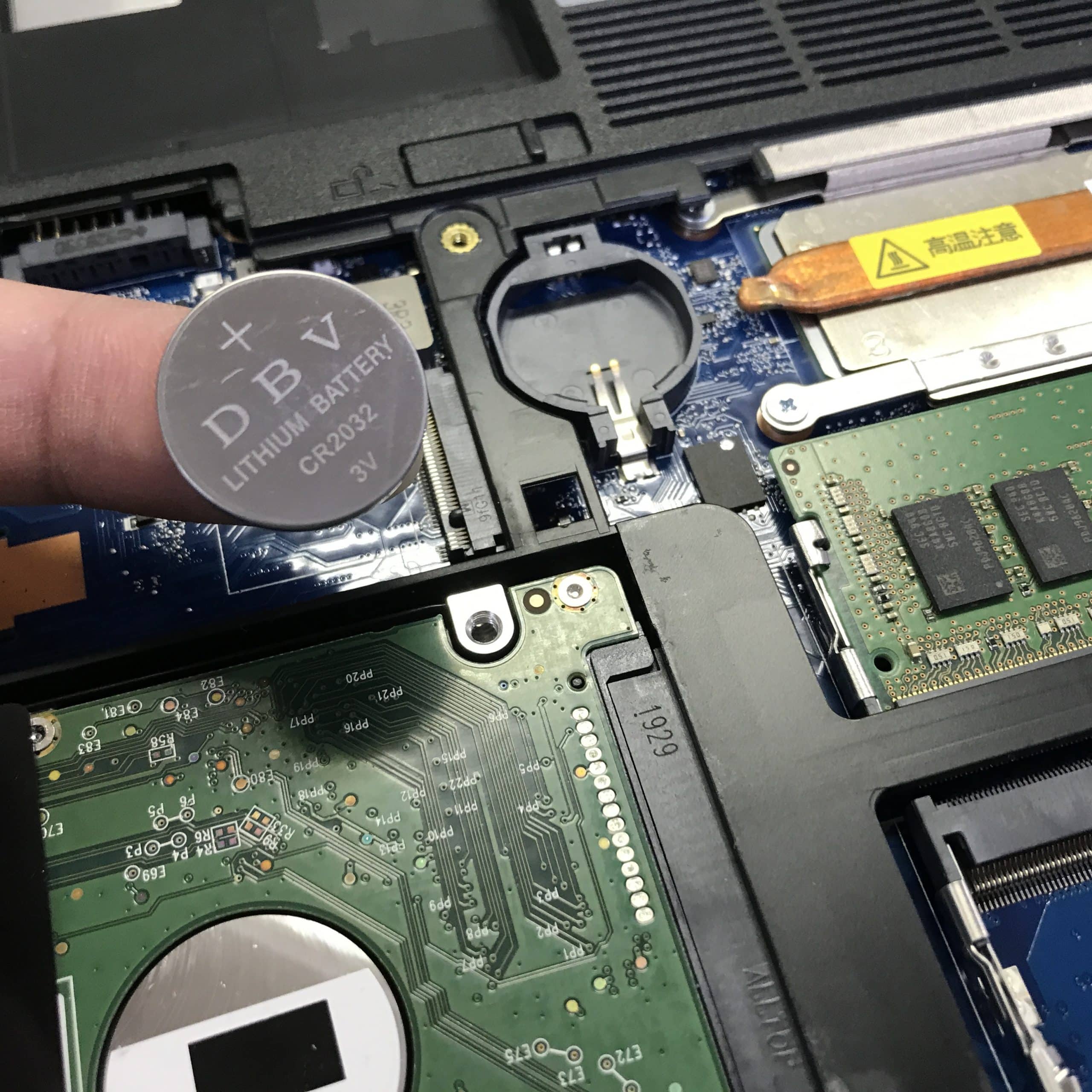 NEC・VersaPro PC-VKM16X-5 起動しないパソコンのCMOS電池交換 岡崎市