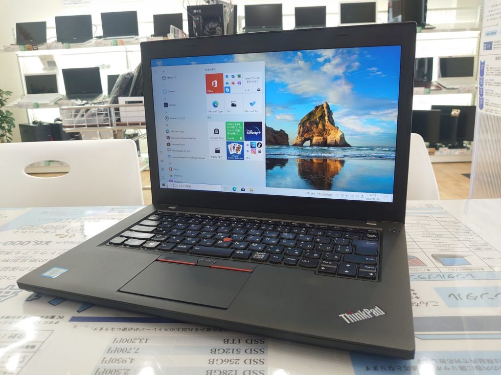 Lenovo ThinkPad T460のオススメノートパソコン情報【PC堂 大樹寺店】