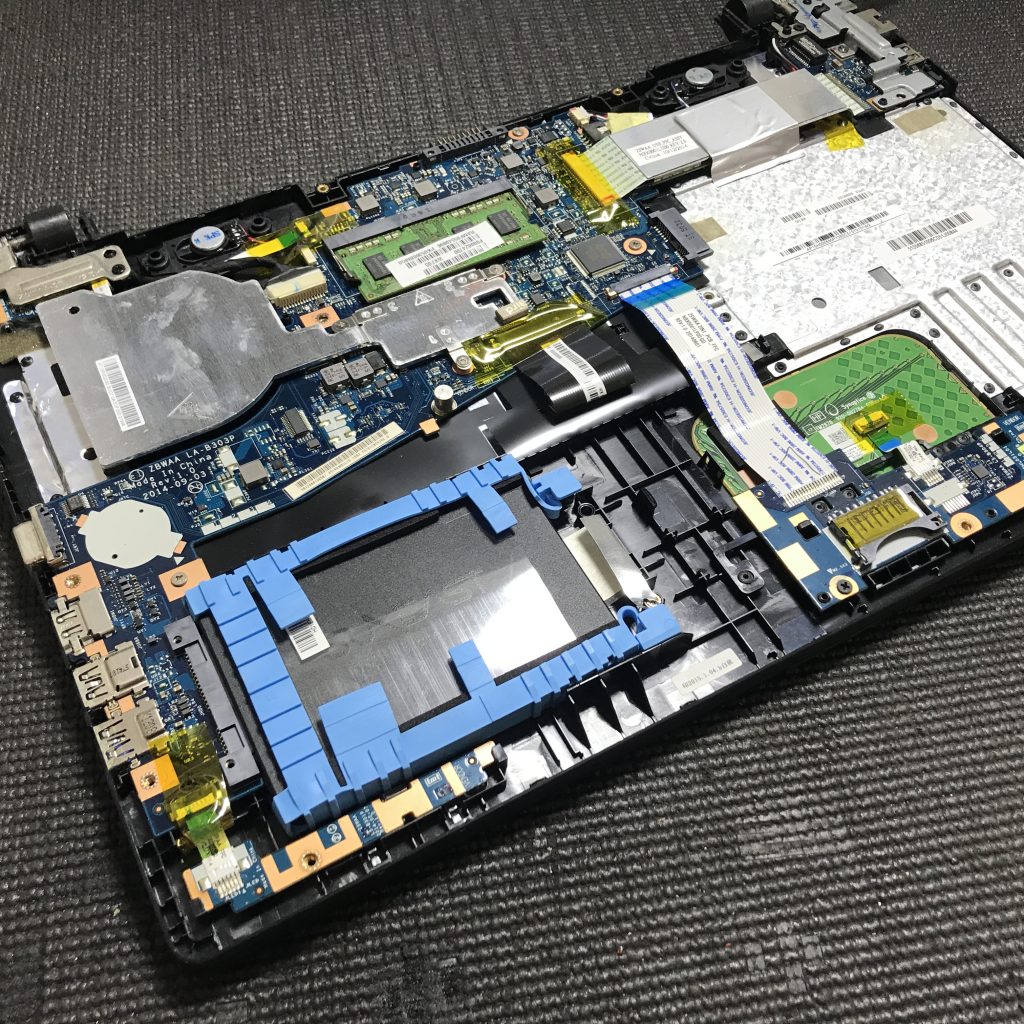 TOSHIBA・dynabook BB15/PB パソコンクリーンパック + SSD換装  豊田市のお客様の修理事例