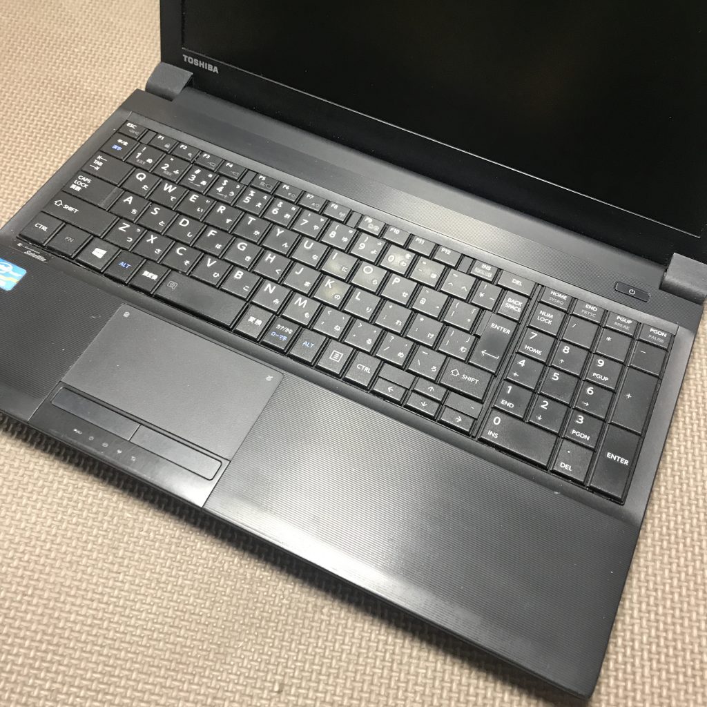 TOSHIBA・dynabook ノートパソコンのキーボードのキー破損による修理事例（安城市）