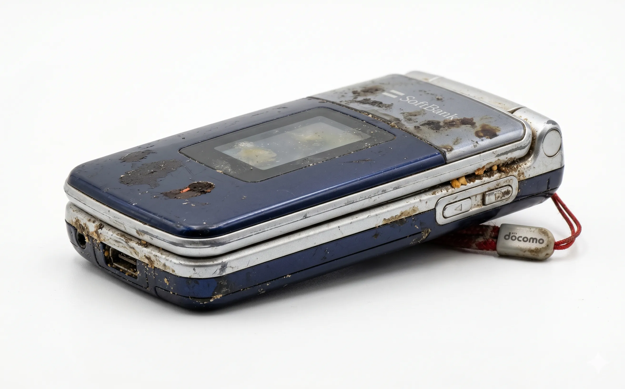 汚れがある携帯電話