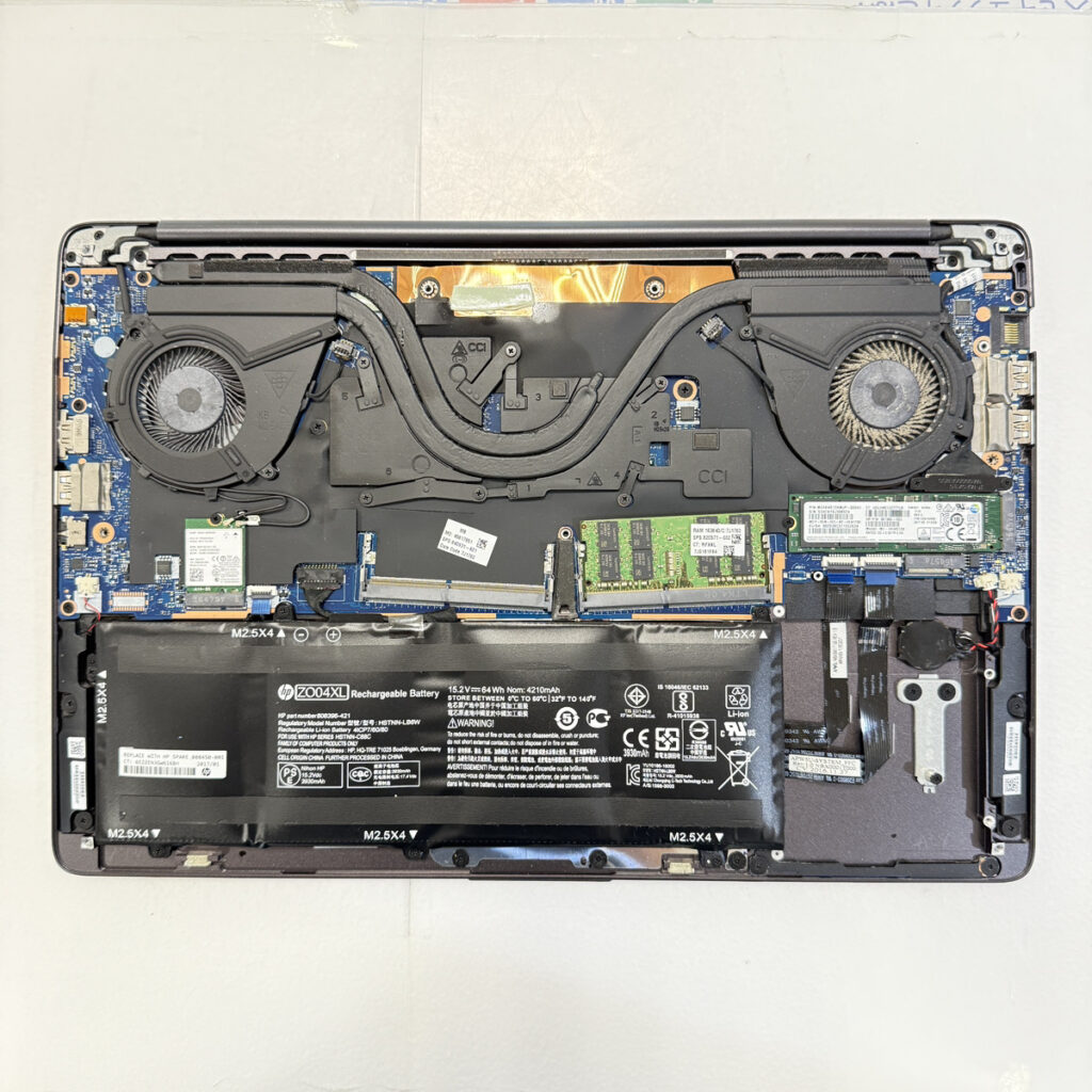 パソコン修理の持ち込みはPC堂へ！バッテリーが劣化したパソコンの修理【HP HSTNN-C88C】
